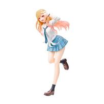 19CM Anime Mano Persirengimo Brangusis Kitagawa Marin Figūrėlė Mokyklinė Uniforma Persirengimo Stovi Modelis Žaislas Dovana Veiksmo Figūrėlė Vaikams PVC
