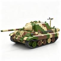 Military 201 Tank Creative Assembly Toy Combination Model Tank Model Set Educational Toy MOC Creative Model Birthday Gift