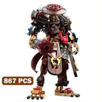MOC Black Myth Wukong Legendary Centipede Armor Set Model Building Blocks Monkey King Mecha Outfits Bricks Toys Adults Kids Gift No Original Box