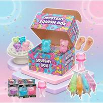 Staigmena Squishy Dėžutė su Staigmenomis – 2 Nepriklausomi Atsitiktiniai Traukimai Kiekvienam Užsakymui, Mielas Kolekcionuojamas Sensorinis Žaislų Rinkinys