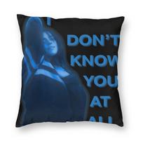 I Saw Be Billies Pillowcase Printed Polyester Cushion Cover Gift Throw Pillow Case Cover Sofa Dropshipping 45*45Cm Peach skin 18*18(CM)-1Pcs