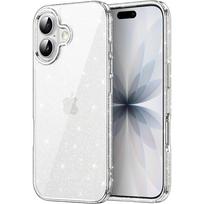 Glitter Case for iPhone 17 Air 16E 16 E 15 Pro Max 14 Plus 13 12 11 Bling Sparkle Shockproof Phone Bumper Cover Cute Sparkly for Women and Girls Clear For iPhone Air gryna