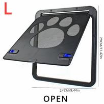 Pet Door Outdoor Dogs Cats Window Gate House Enter Freely Fashion Pretty Garden New Safe Lockable Screen Easy Install  Dog Gate