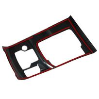 Black Carbon Fiber Style Plastic Central Console Gear Shift Panel Cover Trim Fit for Mazda CX-5 KF 2017 2018   -2024