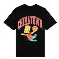 The Simpsons 100cotton Unisex Oneck shirt oversized graphics 2026 New Mens Womens fashion Y2k cartoon Short Sleeve Tshirt M