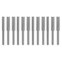Set of 12 Diamantine Chainsaw Electric Sharpening Bit Abrasive Tip Grinding Stone for Efficient & Safe Chain Maintenance sidabras