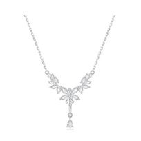 Barbie crystal necklace Cute elf angel pendant, Suisui Heian fairy wisteria flower clavicle chain, light luxury dreamy versatile pure TX2604001 auksas