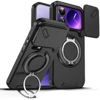 Case for Xiaomi 17 Pro Max 15 14T Slide Camera Cover for POCO X8/7/6 F8/F7 Ultra Military Grade Drop Protection Heavy Duty Shockproof Rotate For Xiaomi 17 juoda