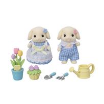 Sylvanian Families Doll Furniture Set Care Set Flora Rabbit ST Mark Certified Ages Toy Dollhouse Sylvanian Families Epoch & [Flower - Siblings] DF-25