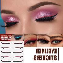 Eyelid Tapes Glitter Adjustment Eye Shape Comfortable Fit Party Stage Makeup Softing Seamless Support Radiant Makeup Eye Patch one size