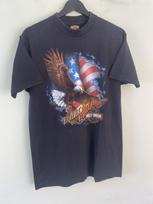 Vintage Harley Davidson 1991 3d Emblem Tort Worth Tax XXXL