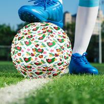 1pc Ladybugs Flowers Size 5 Match Football, Training Soccer Ball, High-Elasticity and Soft, Anti-Slip and Wear-Resistant Material, Thickened and High Size 5