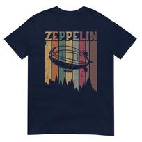 Retro Zeppelin 70s 80s Dirigible Airship Zepelin Zepplin Tshirt S