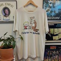 90s Calvin And Hobbes Promo Aged T-Shirt White M XL