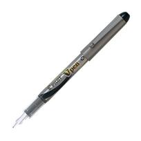 Pilot Fountain Medium SVP200MS10B V-Pen Pen, Nib, Black, 10-Pack, juoda