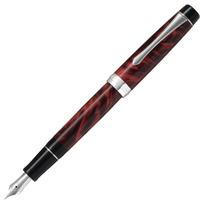 PILOT Custom Heritage SE Fountain Fine Nib Marble Red with Black 14K Gold Pen, (F), Tip, FKVH3MRMARF, Nib.