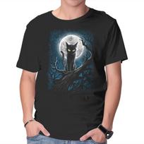 Unisex Crew Neck T-Shirt The Guardian Of The Moon Graphic Short Sleeve Casual Tee XXL