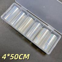 Metal Nail Foils 6 Patterns Transfer Stickers Paper For Nails DIY Art Design Decoration Home Salon Use A1