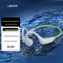 Langston BE20 Open-Ear Bone Conduction Sports Headphones