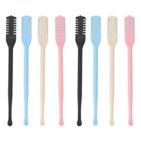 8pcs Lightweight Manual Nose Hair Trimmer Black Blue Yellow Pink Ear Wax Cleaner  Home Travel