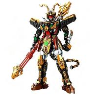 Creative Transforming Robot Building Blocks Mechanical Sun Wukong Construction Blocks DIY Assembly Toy Boy's Birthday Gift NO BOX