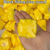 Mini Cheese Cube Squishy Fidget Toys Building Block Filling No rebound Squeeze Toys Sensory Stress Relief Fidget Toy for Adult