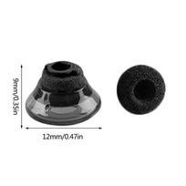 [C]Earplug Earphone Tip Soft Silicone Ear Pads Earbuds Tips Eargels Black Foam Accessories For  Voyager 5200 Earplugs