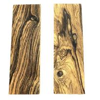 A84E-For Handicraft DIY Handle Scales Blanks-Ciricote Wood 120X40x10mm-2 Pieces Included