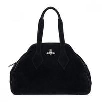 Vivienne Westwood Black Yasmin Suede Large Tote Bag 4701000gw L007e N401 ONE SIZE