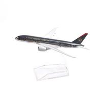16cm JORDANIAN AIRLINES ROYAL Lėktuvo Modelis Lėktuvas Metalo Liejinio 1/400 Mastelio Lėktuvai juoda