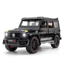 Didelis 1/18 mastelio Benz G800 visureigis lydinio metalo liejimo modelis automobilis su garsu ir šviesa Kolekcionuojami daiktai Papuošalai Gimtadienio dovana Draugui juoda