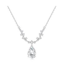 Barbie crystal necklace [ Crystal*Lucky Girl Limited] Shiny Beauty Teardrop Shape Clavicle Necklace, Romantic Niche, Simple Y-Ba2604005 ruda