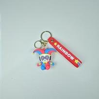 The Amazing Digital Circus Clown Plush Keychain Pendant Anime Merchandise single doll