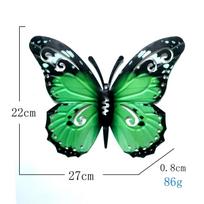 Metal Butterfly Wall Decor 7 Colors Butterflies Sculpture Iron Indoor Outdoor Hanging Wall Art for Garden Yard Fen Home Gift