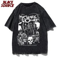 Guns N Roses Barbed Wire Clown Skull & Pistols Men's T Shirt Rock Music Merch S