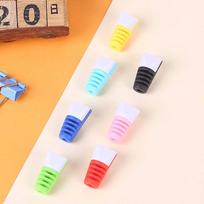 Tvarkyklės laidų spaustukai Kabelio apvyniojimo dangtelis Kabelio apsauga Duomenų linijos apsauginis dėklas Laido apsauga multicolor-10pcs įvairiaspalvis