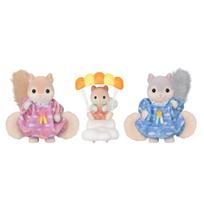Sylvanian Families Doll Set Squirrel ST Mark Ages 3 and Toy Sylvanian Epoch [Flying Family] FS-64 Certified, Up, Dollhouse, Families, Co., Ltd.