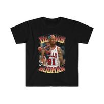 Adult Unisex Dennis Rodman Sports Softstyle T-Shirt M