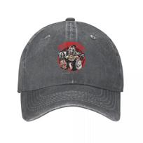 Terrifier Smile Baseball Cap Vintage Distressed Cotton Horror Movie Snapback Cap for Men Women Outdoor Summer Caps Hat One Size tamsiai pilka spalva