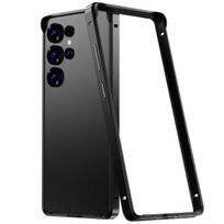 Convex silicone metal frame for Samsung Galaxy S25Ultra phone case Anti-drop S26 protective case samsung-s26ultra