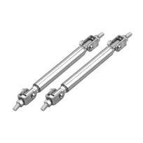 Universal Adjustable Front Bumper Support Rod Splitter Struts Rods For Vehicle Decoration And Racings Performances 75mm