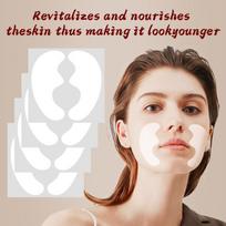 Smile Line Patches 100pcs Facial Wrinkle Patches Reusable Lifting Firming for Marionette Lines Nighttime Repair ONESIZE