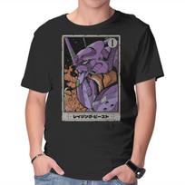 Unisex Crew Neck T-Shirt Eva Tarot Card Graphic Short Sleeve Casual Tee L