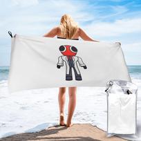 Red Scientist Rainbow Friend  Beach Towel Soft Microfiber Quick Dry Absorbent Quick Towels For Pool 70x140 cm