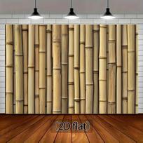 1 vnt. Natūralaus bambuko stiebų rašto Sieninė gobeleno dekoracija svetainei, miegamajam, azijietiško Zen minimalistinio meno spaudinys printhome 70x100cm28x39in
