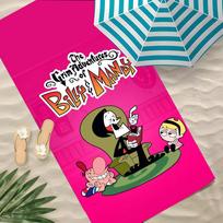 T-The Grim Adventures Of Billy Mandy Towel Polyester Beach Towel Quick Dry Sand Free Bath Towel For Summer Pool Travel Vacation 60x35CM