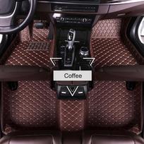 Car Floor Mats For Škoda Octavia Nx Mk4 - 5Seat Custom Pu Leather Auto Carpet Black Protector Mats Foot Pad Liners kava