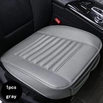 Horizontaliai perforuota odinė priekinės sėdynės pagalvėlė, automobilio sėdynės pagalvėlė, vienvietė pagalvėlė, pralaidi orui ištisus metus, vienvietė pagalvėlė pilka spalva