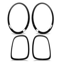 4PCS Glossy Balck Headlight Surround Ring for F55/F56/F57/One Cooper S JCW 2014+