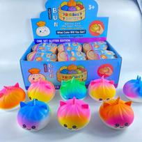 Large Size Cartoon Face Bun Squeeze Blind Box Simulation Fidget Toy Daily Stress Relief Gift